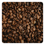 Close-up of roasted coffee beans